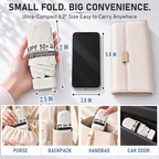 LASILI F7 MINI UPF 50+ Travel Umbrella with UV Protection, Sun & Rain