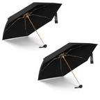 LASILI F3 MINI Travel Umbrella with UV Protection, Sun & Rain, 39" Arc