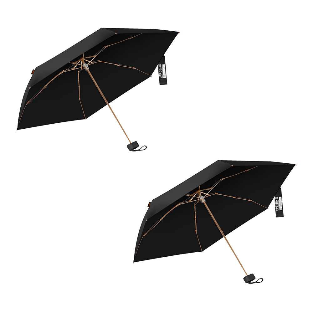 LASILI F7 MINI UPF 50+ Travel Umbrella with UV Protection, Sun & Rain